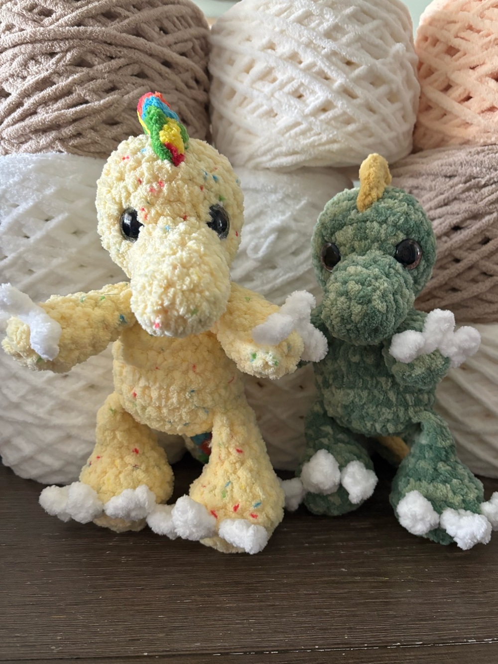 Crochet baby Spinosaurus Plush